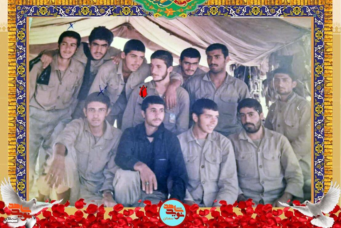 ردیف ایستاده نفر چهارم از چپ جانباز ۷۰ درصد مرتضی سعدالدین