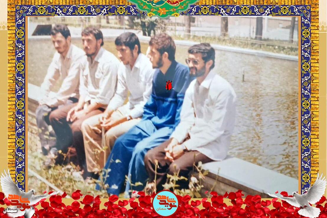 نفر دوم از راست جانباز ۷۰ درصد مرتضی سعدالدین