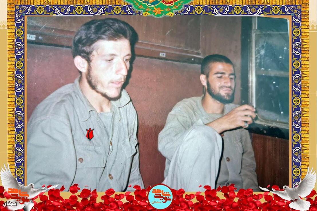 نفر سمت چپ جانباز ۷۰ درصد مرتضی سعدالدین