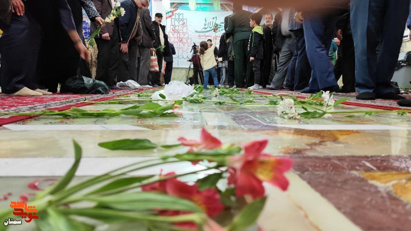 آیین میهمانی لاله‌ها- شانزدهم بهمن‌ماه ۱۴۰۴ گلزار شهدای امامزاده یحیی(ع) شهرستان سمنان