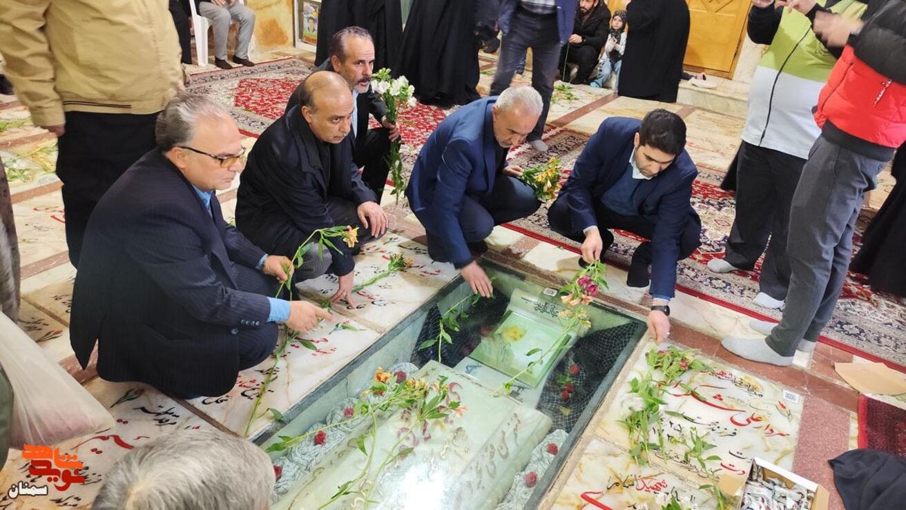 آیین میهمانی لاله‌ها- شانزدهم بهمن‌ماه ۱۴۰۴ گلزار شهدای امامزاده یحیی(ع) شهرستان سمنان