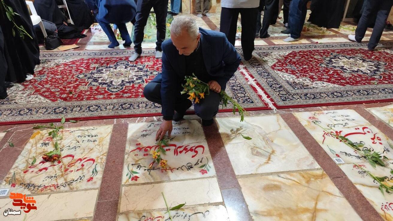 آیین میهمانی لاله‌ها- شانزدهم بهمن‌ماه ۱۴۰۴ گلزار شهدای امامزاده یحیی(ع) شهرستان سمنان