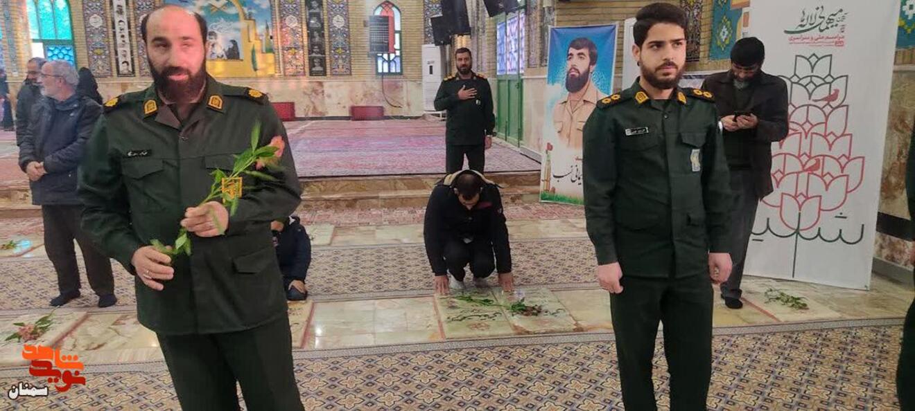 گلباران مزار مطهر شهدا- شانزدهم بهمن‌ماه ۱۴۰۴ گلزار شهدای شهرستان سرخه