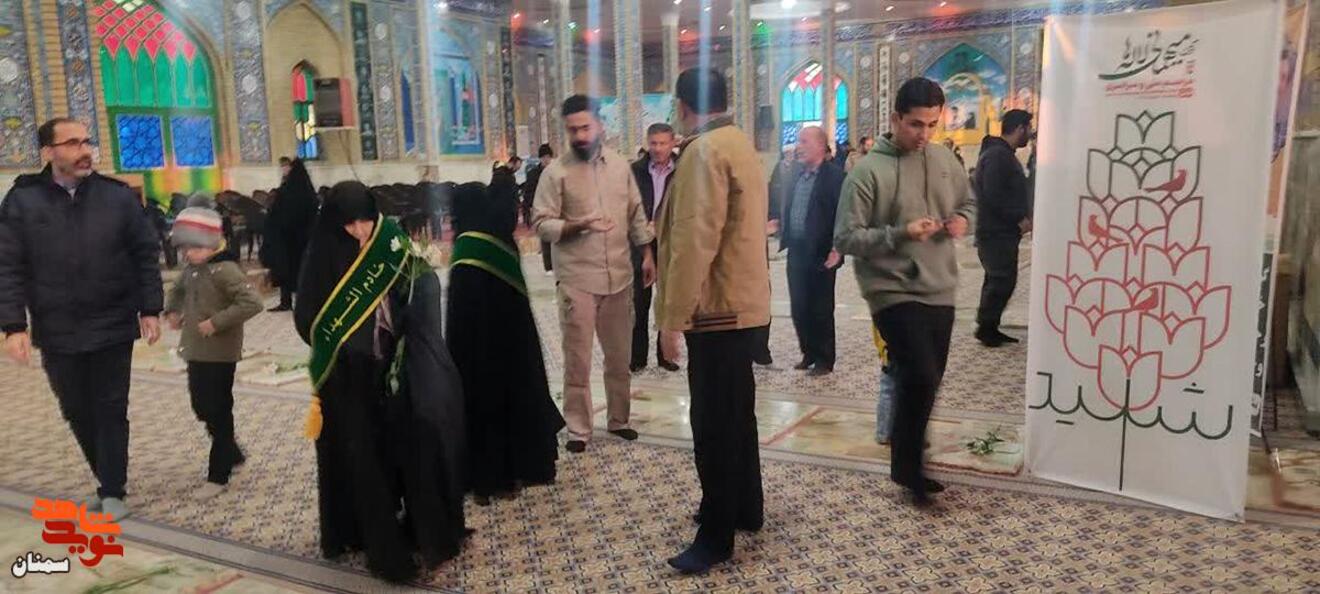 گلباران مزار مطهر شهدا- شانزدهم بهمن‌ماه ۱۴۰۴ گلزار شهدای شهرستان سرخه