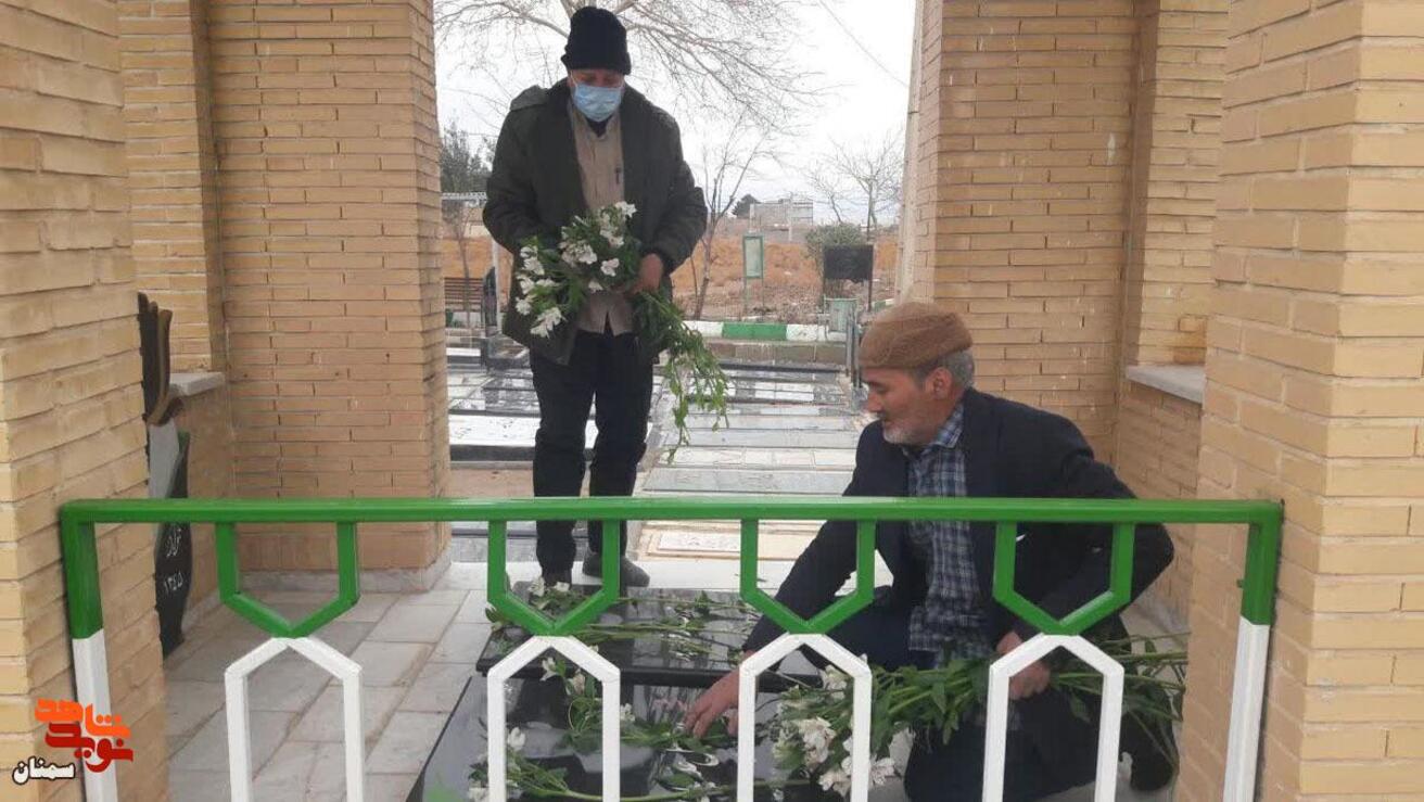 آیین میهمانی لاله‌ها- شانزدهم بهمن‌ماه ۱۴۰۴ گلزار شهدای روستاهای بخش مرکزی شهرستان سمنان