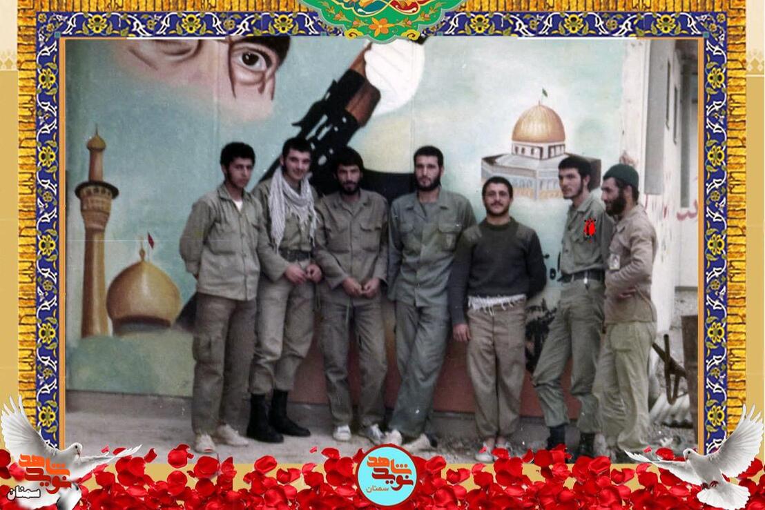 نفر دوم از راست شهید نورالله عزالدین