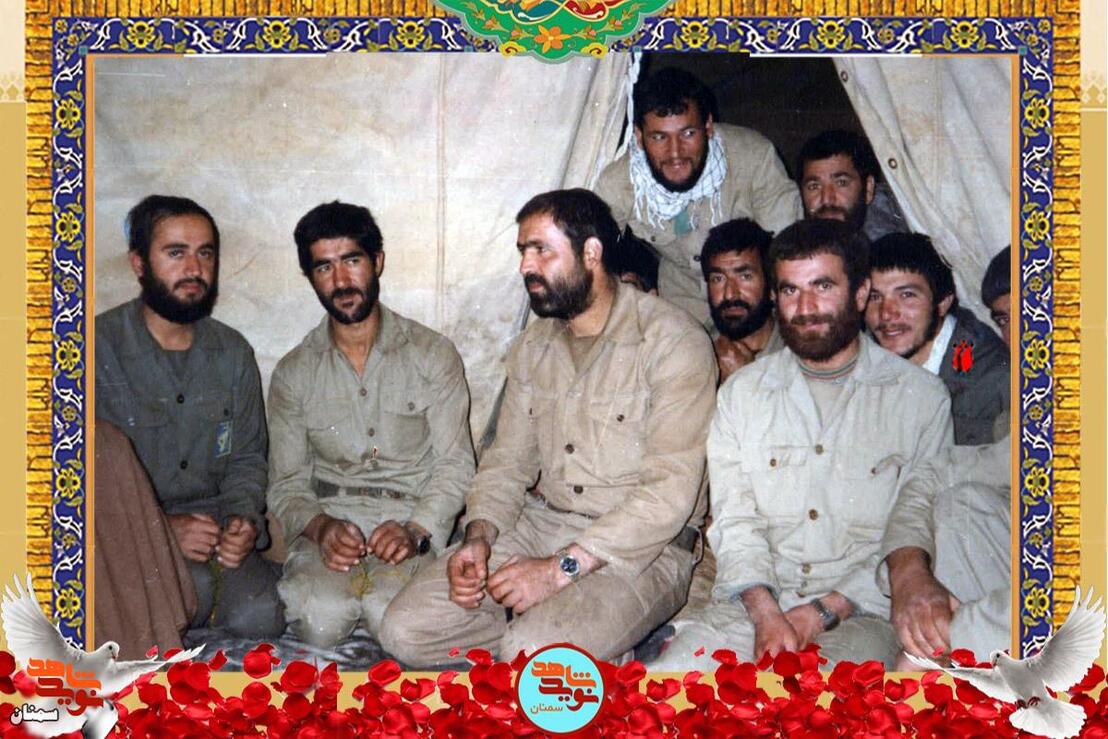 نفر اول از راست شهید نورالله عزالدین