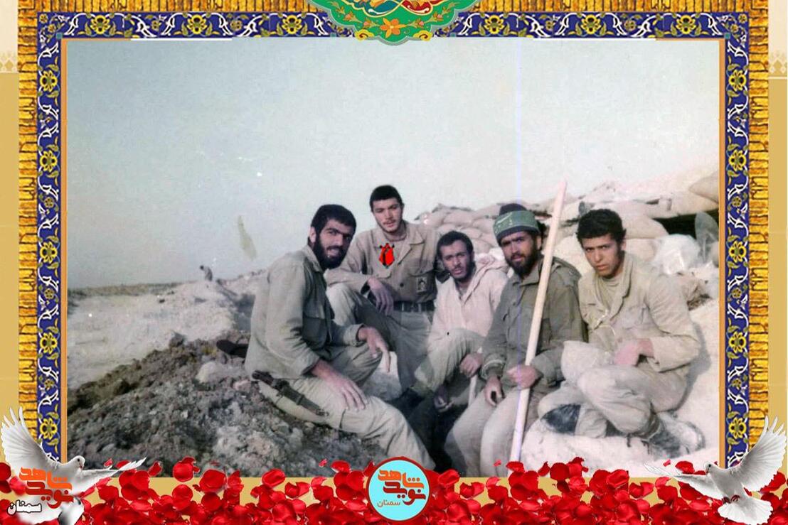 نفر دوم از چپ شهید نورالله عزالدین