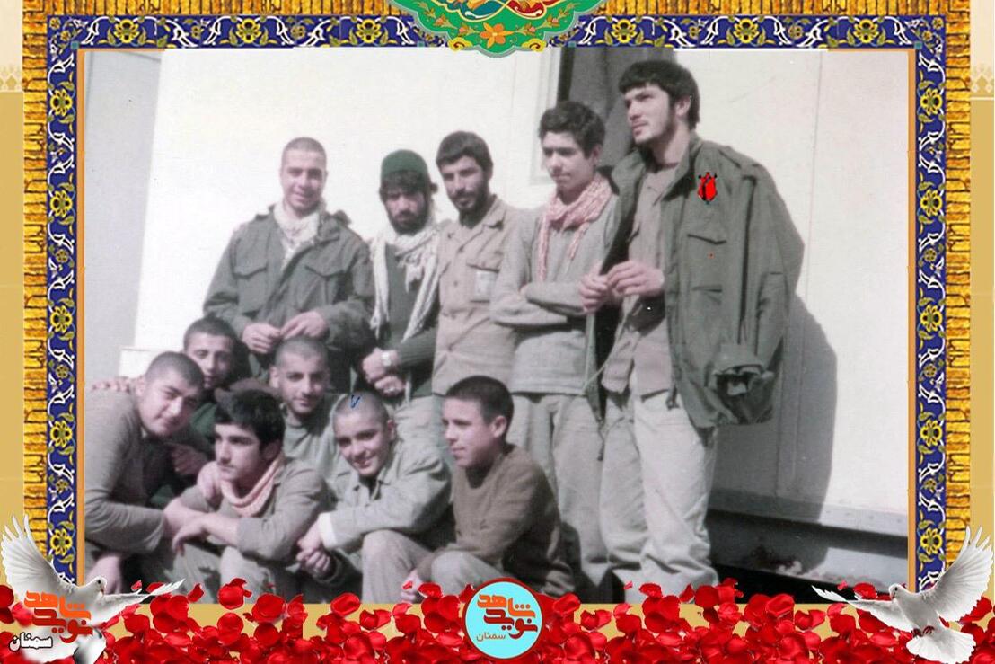 ردیف ایستاده نفر اول از راست شهید نورالله عزالدین