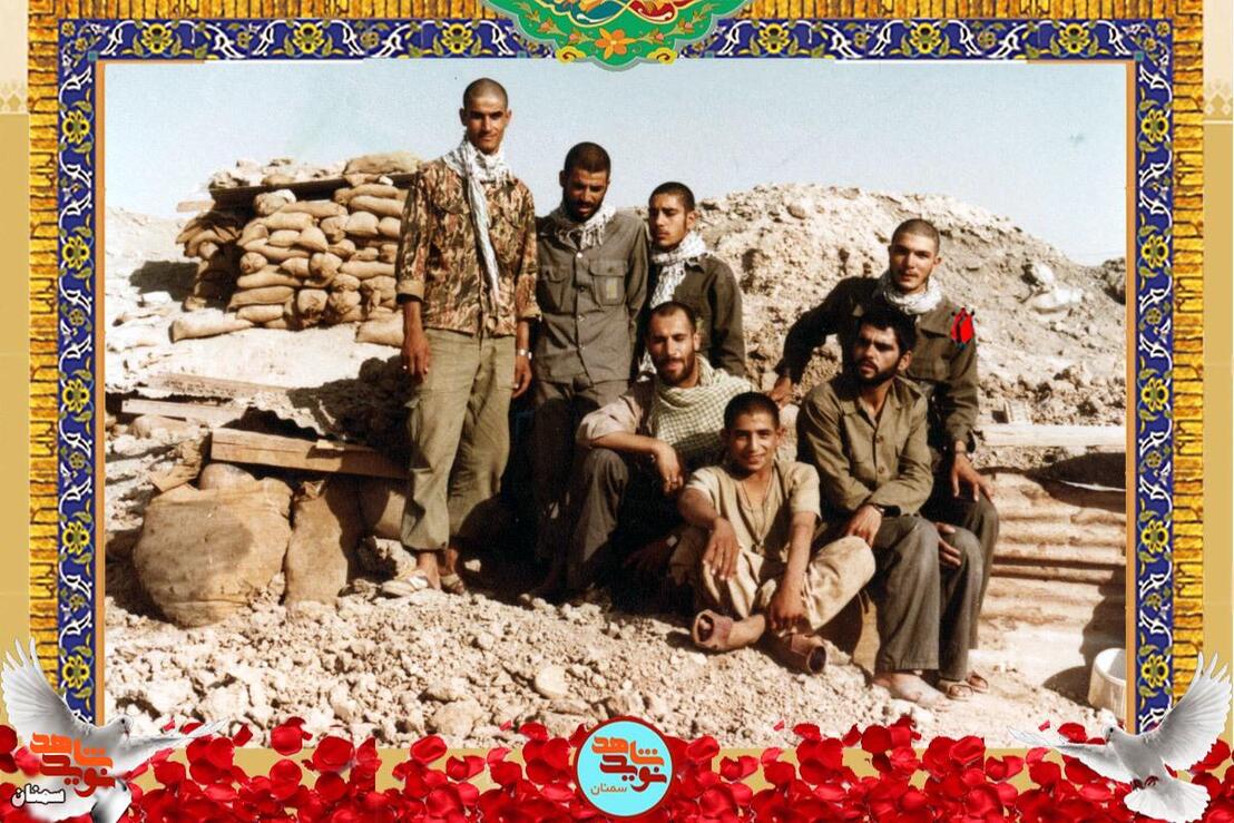 نفر اول از راست شهید نورالله عزالدین