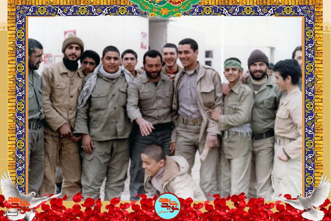 نفر هفتم از چپ شهید نورالله عزالدین