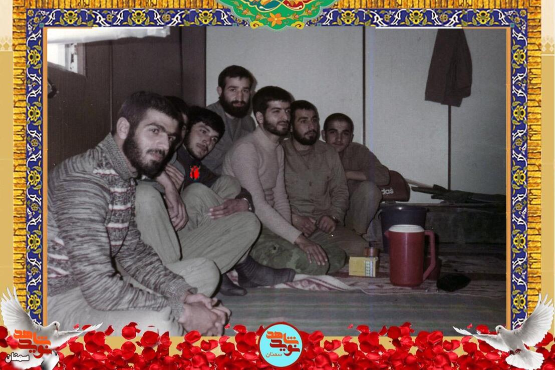 نفر سوم از چپ شهید نورالله عزالدین