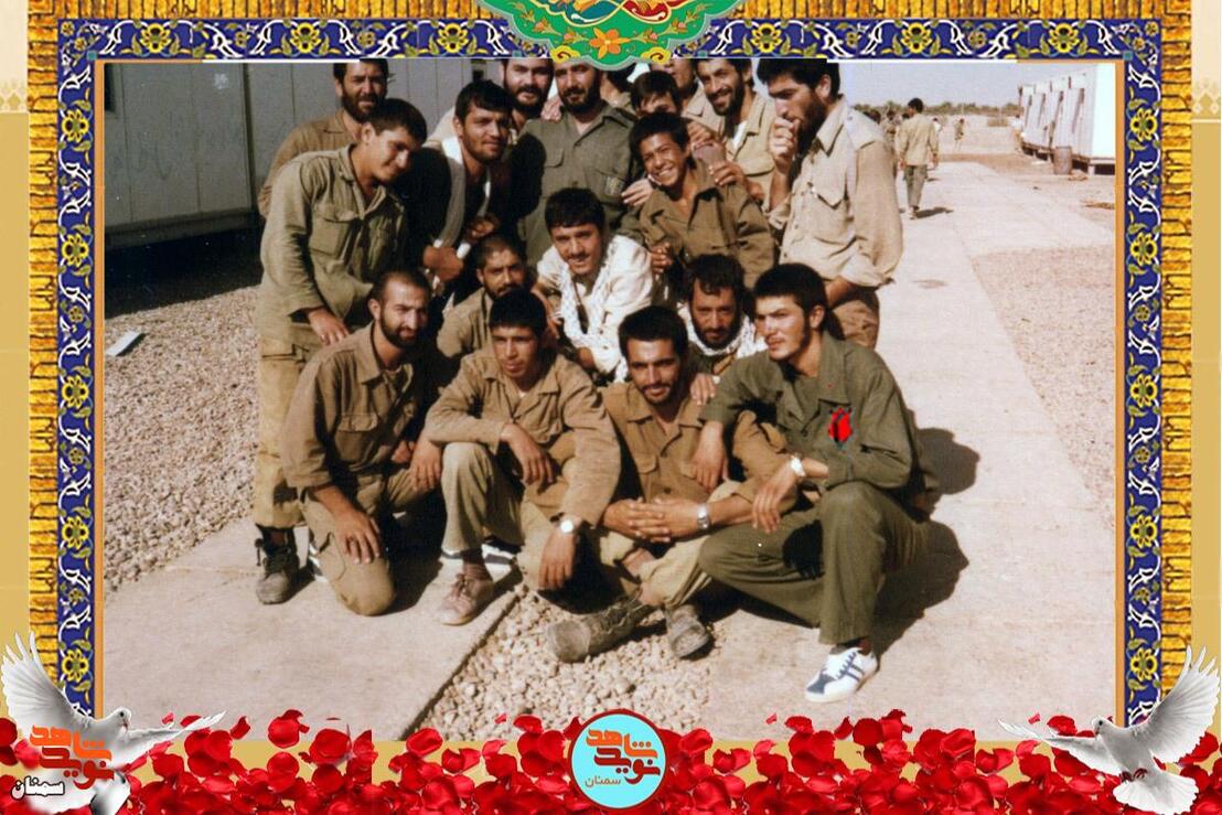 ردیف نشسته نفر اول از راست شهید نورالله عزالدین