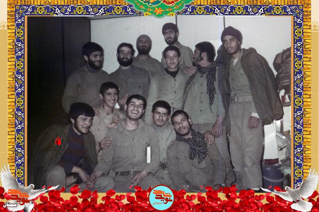 ردیف نشسته نفر اول از چپ شهید نورالله عزالدین