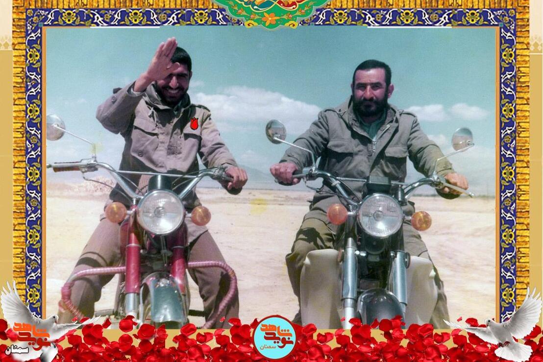 نفر سمت چپ شهید علیرضا مقدسی