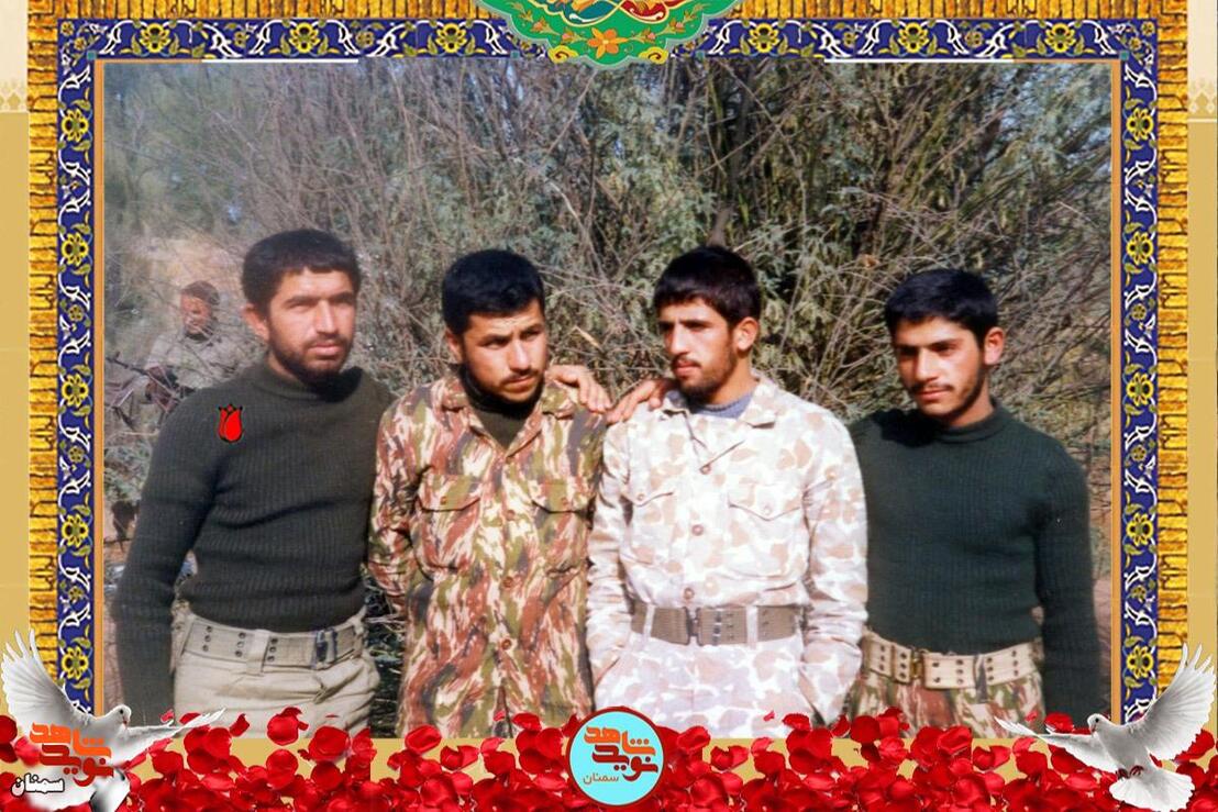 نفر اول از چپ شهید علیرضا مقدسی