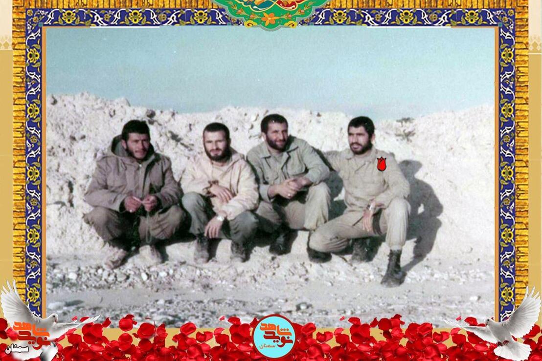 نفر اول از راست شهید علیرضا مقدسی