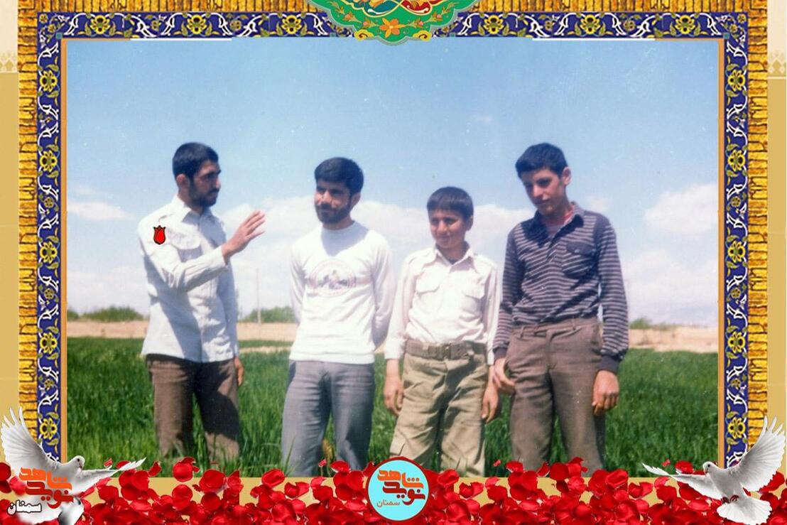 نفر اول از چپ شهید علیرضا مقدسی