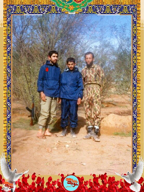 نفر اول از چپ شهید علیرضا مقدسی