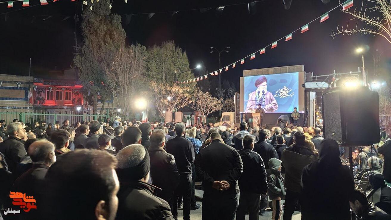 سومین شب عزای رهبر عزیزمان- یازدهم اسفندماه ۱۴۰۴ معراج شهدای شهرستان سمنان