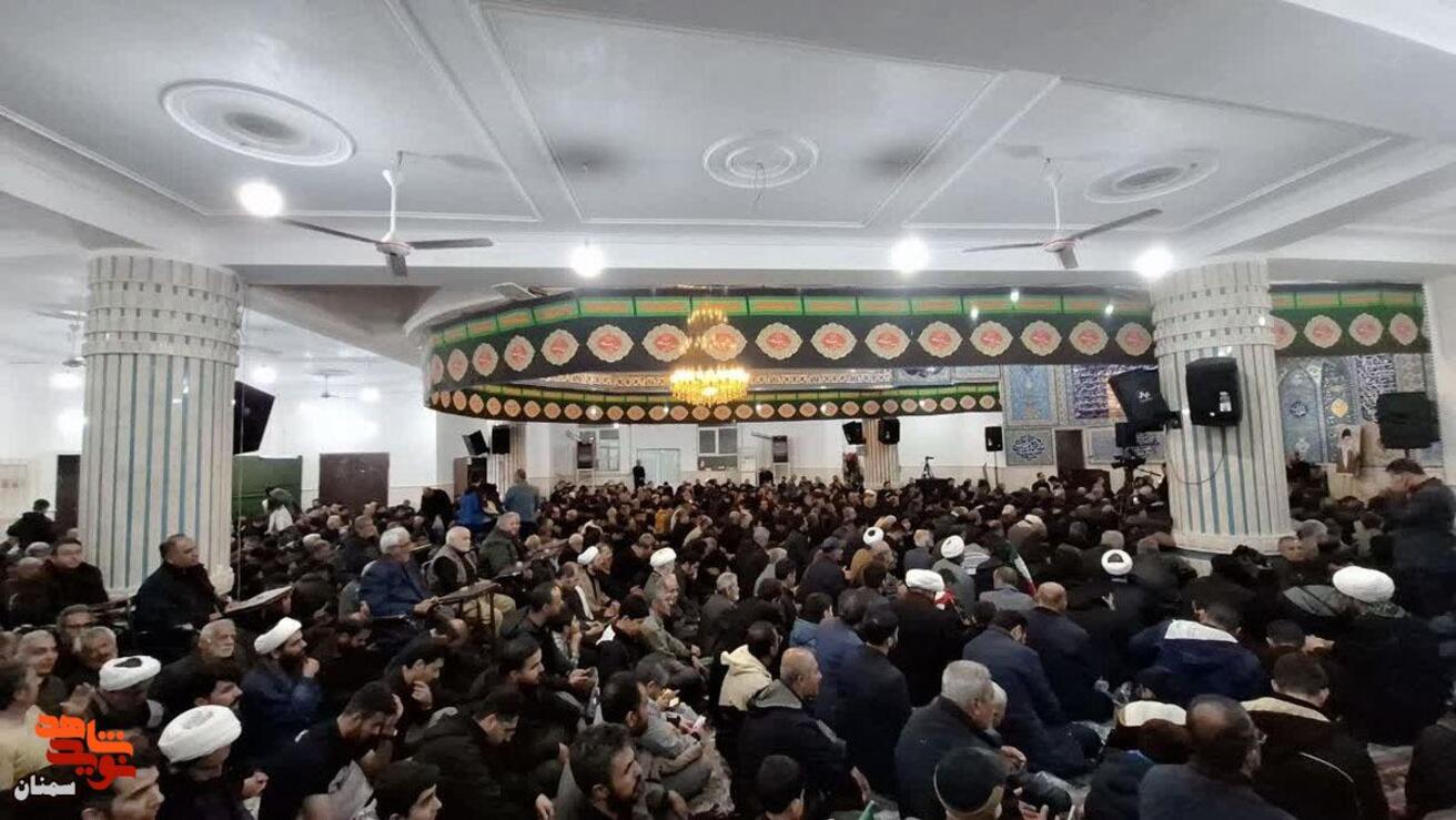 مراسم بزرگداشت شهادت امام خامنه‌ای رضوان‌الله- یازدهم اسفندماه ۱۴۰۴ مسجد باب‌الحوائج شهرستان دامغان