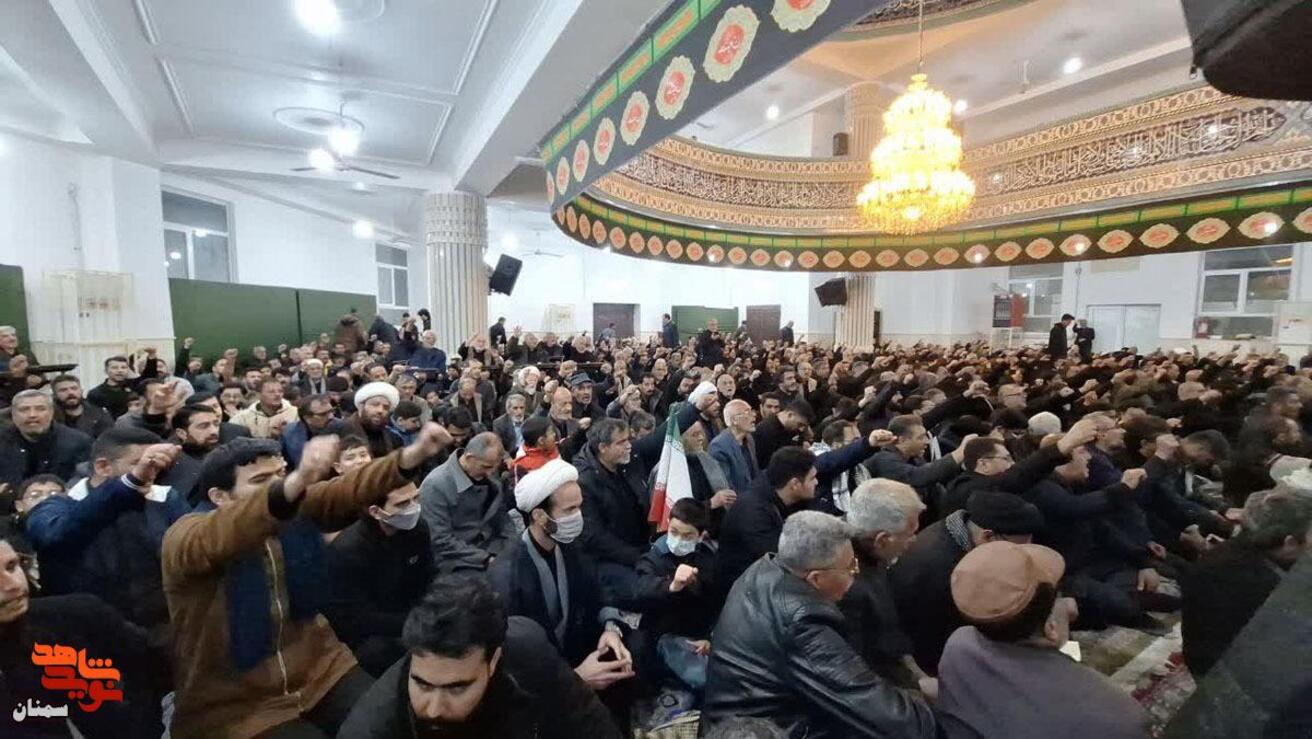 مراسم بزرگداشت شهادت امام خامنه‌ای رضوان‌الله- یازدهم اسفندماه ۱۴۰۴ مسجد باب‌الحوائج شهرستان دامغان