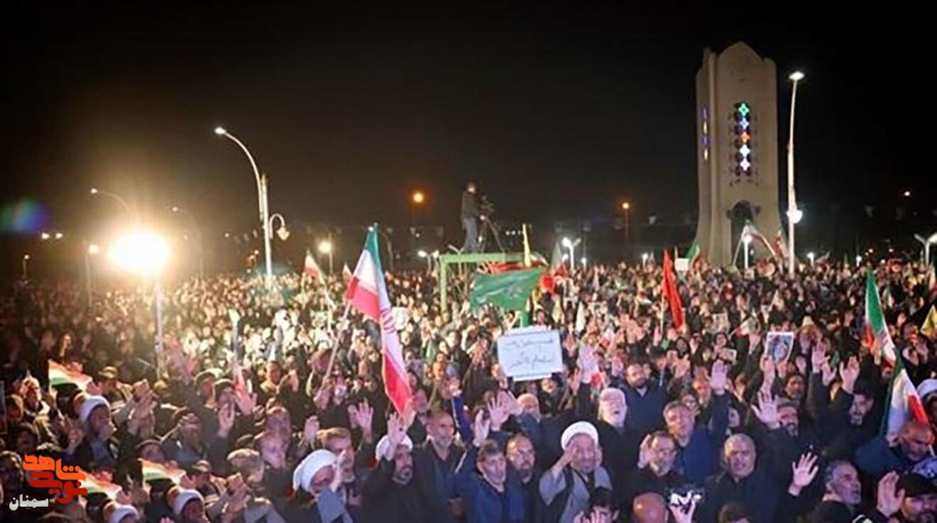 مراسم وداع با پیکر شهید مدافع وطن «محمدرضا ابراهیمی»- دوازدهم اسفندماه ۱۴۰۴ میدان نور شهرستان سمنان