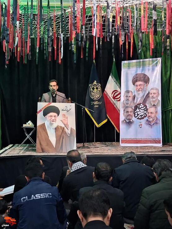 مراسم بزرگداشت شهادت رهبر معظم انقلاب- سیزدهم اسفندماه ۱۴۰۴ حسینیه حضرت ابوالفضل(ع) شهرستان دامغان