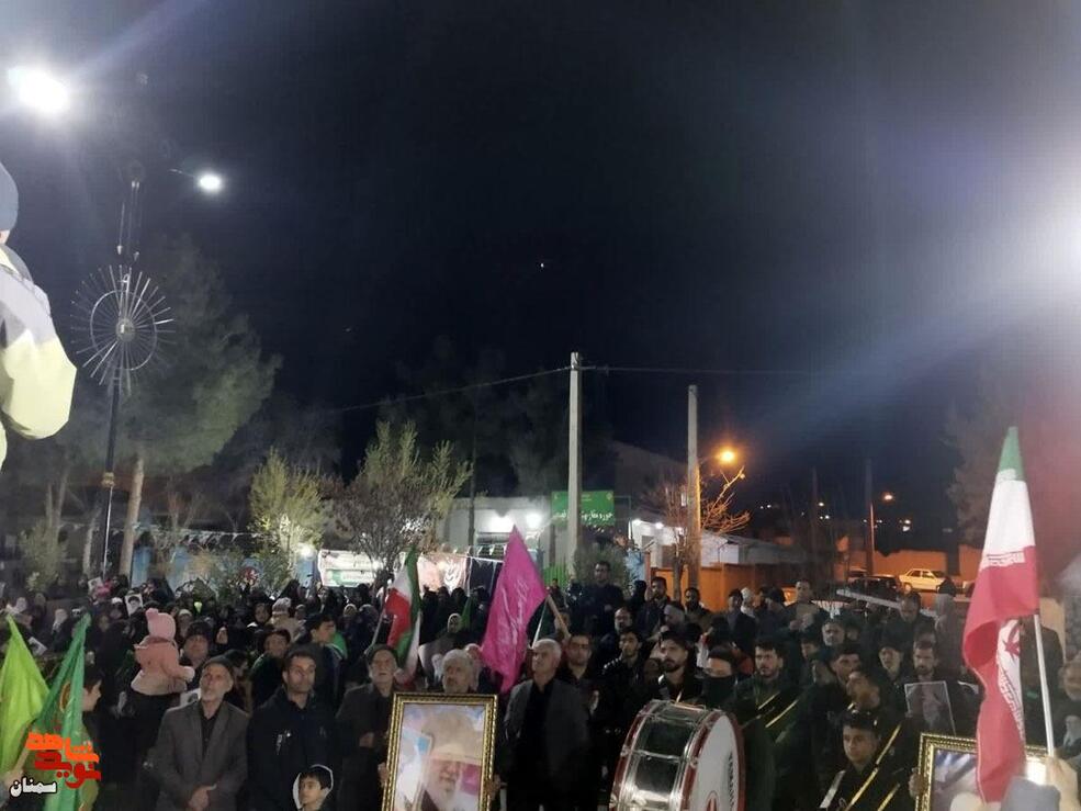 تجمع مردم غیرتمند شهرستان میامی در عزای رهبر شهید- چهاردهم اسفندماه ۱۴۰۴ شهرستان میامی