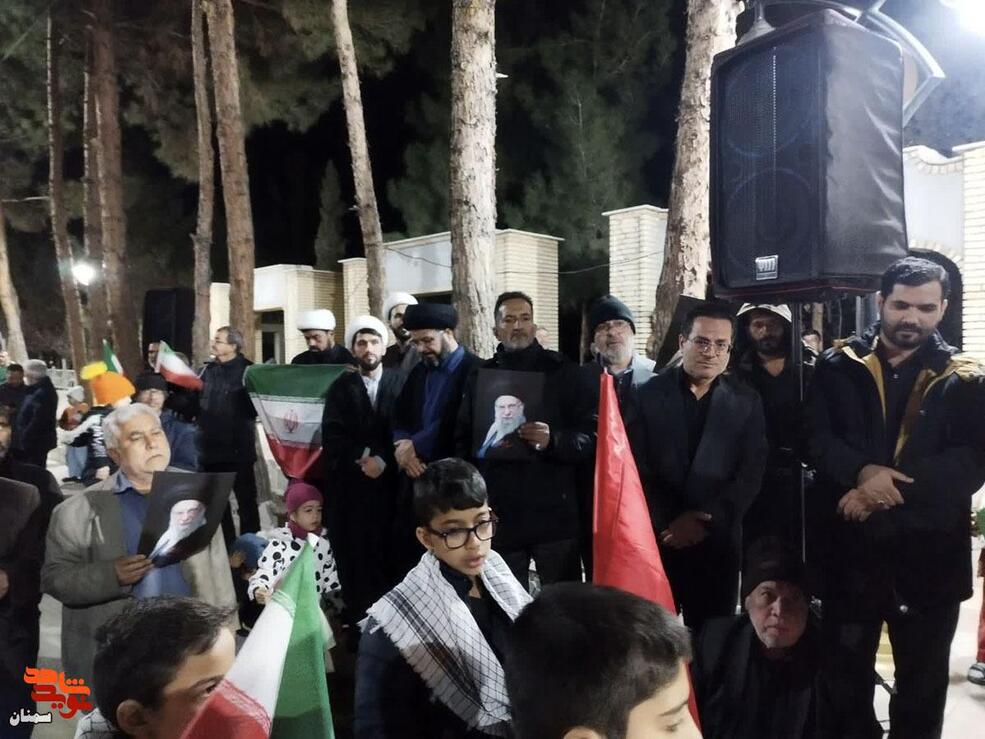 تجمع مردم غیرتمند شهرستان میامی در عزای رهبر شهید- چهاردهم اسفندماه ۱۴۰۴ شهرستان میامی