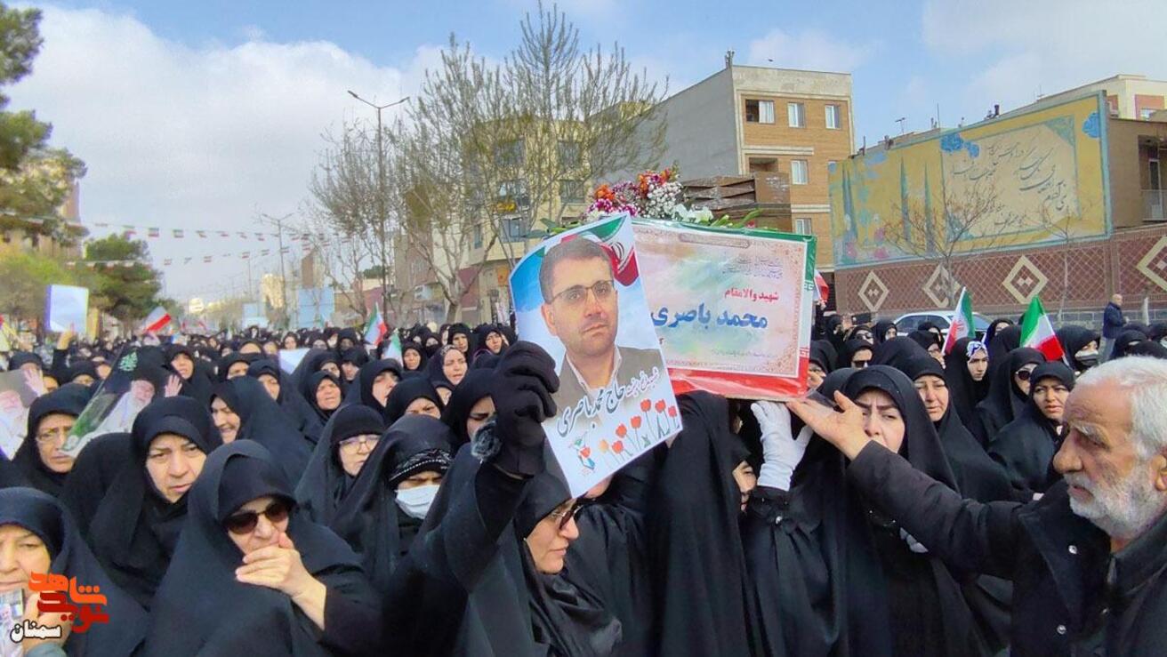 مراسم تشییع سه شهید اقتدار- پانزدهم اسفندماه ۱۴۰۴ شهرستان سمنان