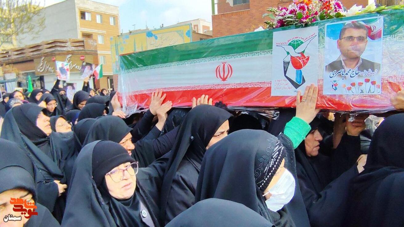 مراسم تشییع سه شهید اقتدار- پانزدهم اسفندماه ۱۴۰۴ شهرستان سمنان