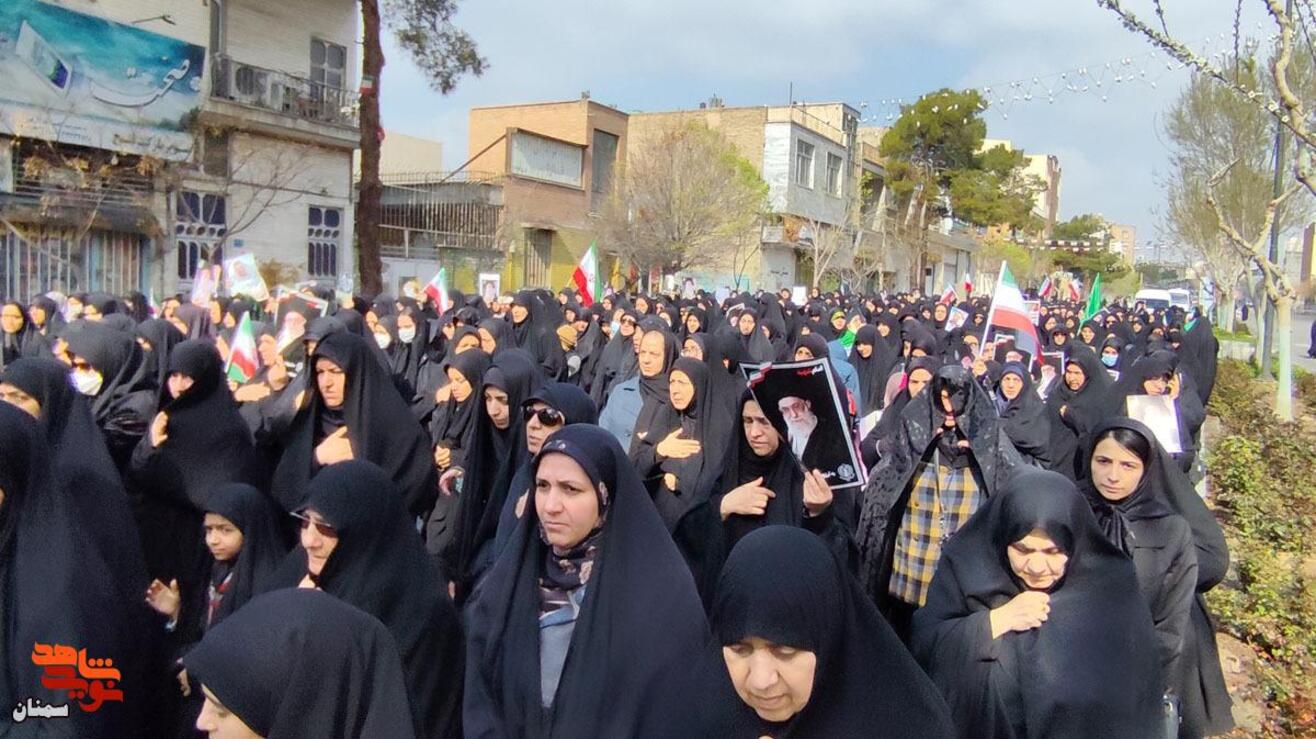 مراسم تشییع سه شهید اقتدار- پانزدهم اسفندماه ۱۴۰۴ شهرستان سمنان