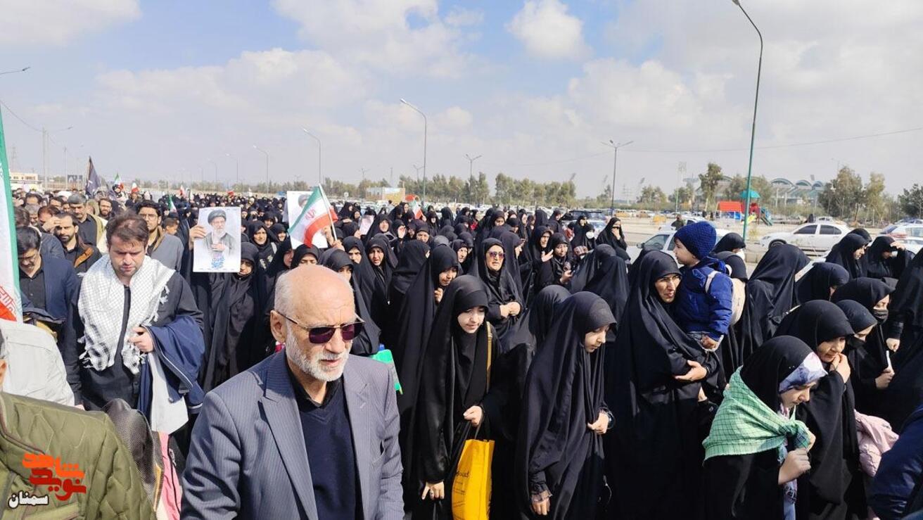 قیام مردم سمنان درپی جنایات آمریکا و اسرائیل- پانزدهم اسفندماه ۱۴۰۴ شهرستان سمنان