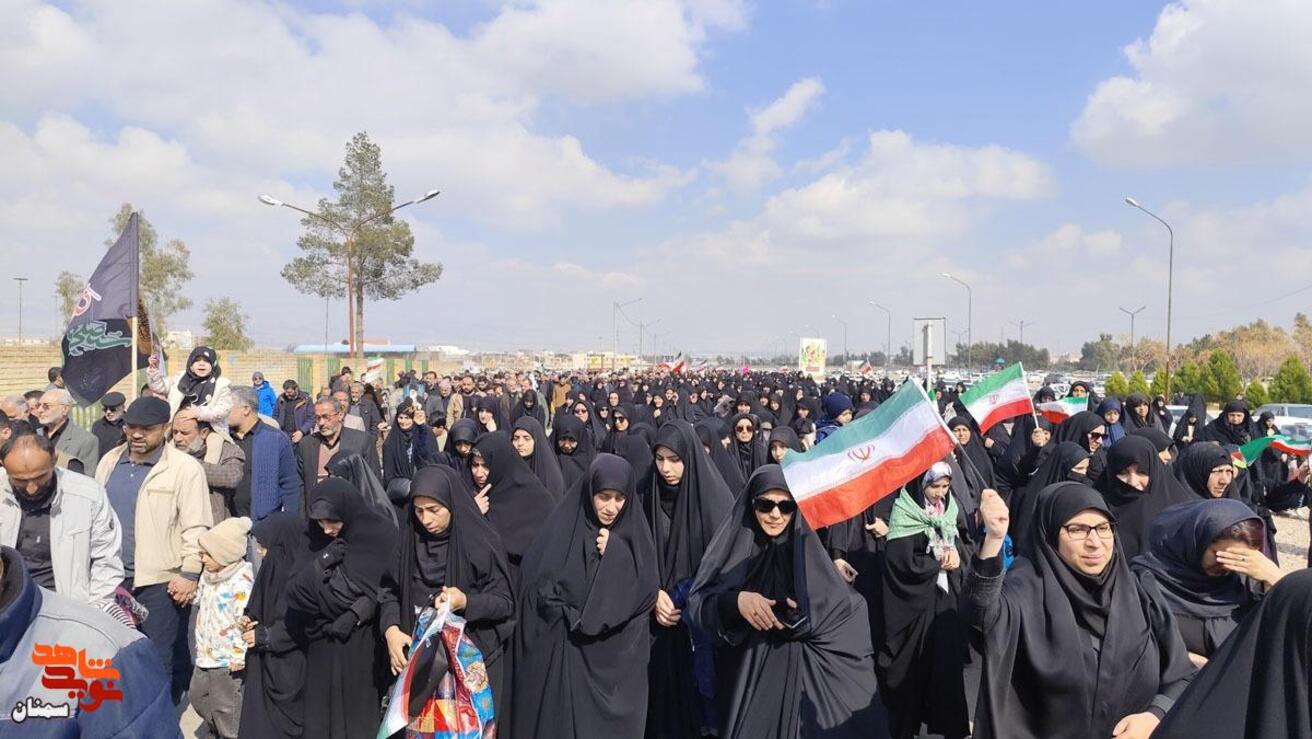 قیام مردم سمنان درپی جنایات آمریکا و اسرائیل- پانزدهم اسفندماه ۱۴۰۴ شهرستان سمنان