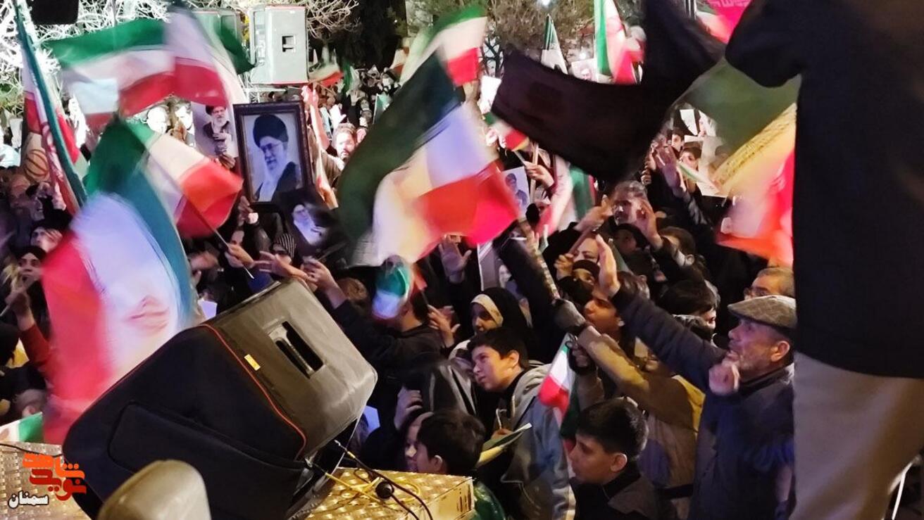 تجمع سمنانی‌ها در هفتمین روز عزای رهبر شهید- شانزدهم اسفندماه ۱۴۰۴ بلوار قائم(عج)
