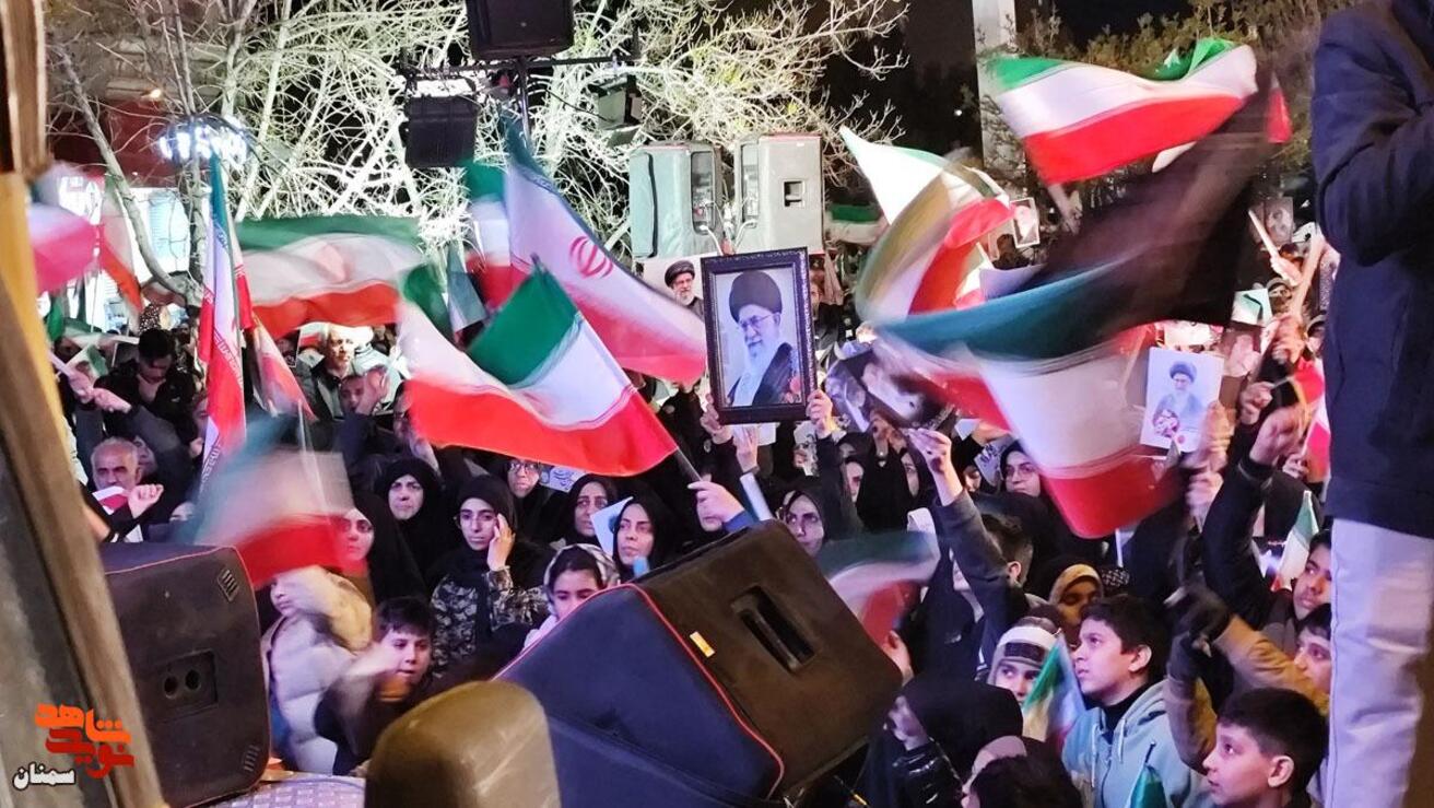 تجمع سمنانی‌ها در هفتمین روز عزای رهبر شهید- شانزدهم اسفندماه ۱۴۰۴ بلوار قائم(عج)