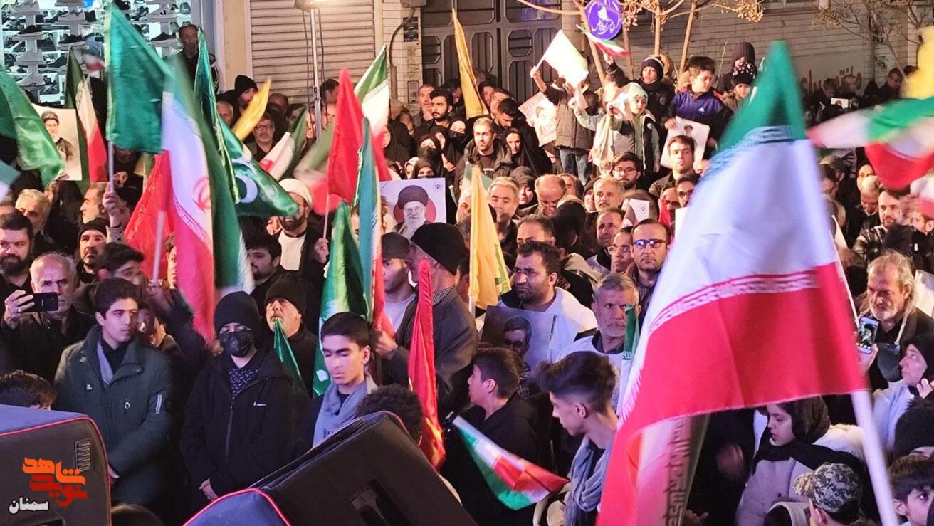 تجمع ضد آمریکایی صهیونیستی در سمنان- هفدهم اسفندماه ۱۴۰۴ سه راه ولیعصر(عج) شهرستان سمنان