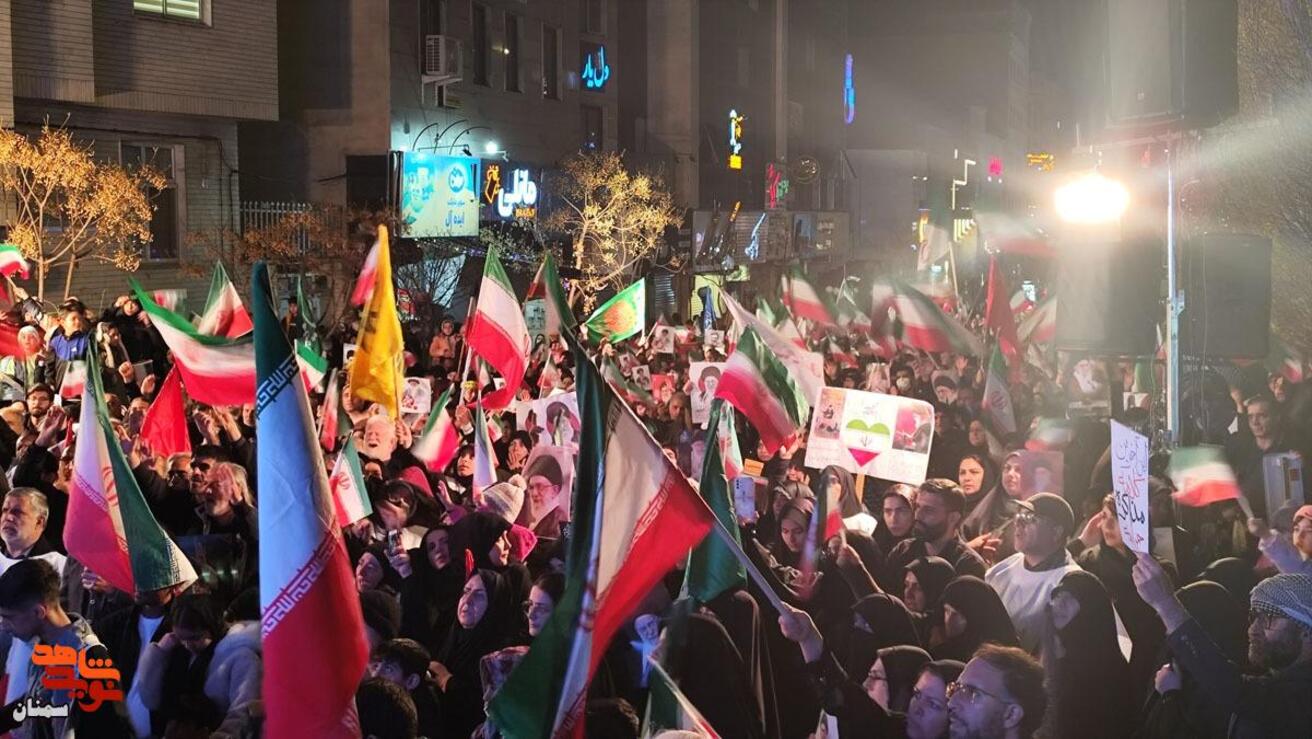 تجمع ضد آمریکایی صهیونیستی در سمنان- هفدهم اسفندماه ۱۴۰۴ سه راه ولیعصر(عج) شهرستان سمنان