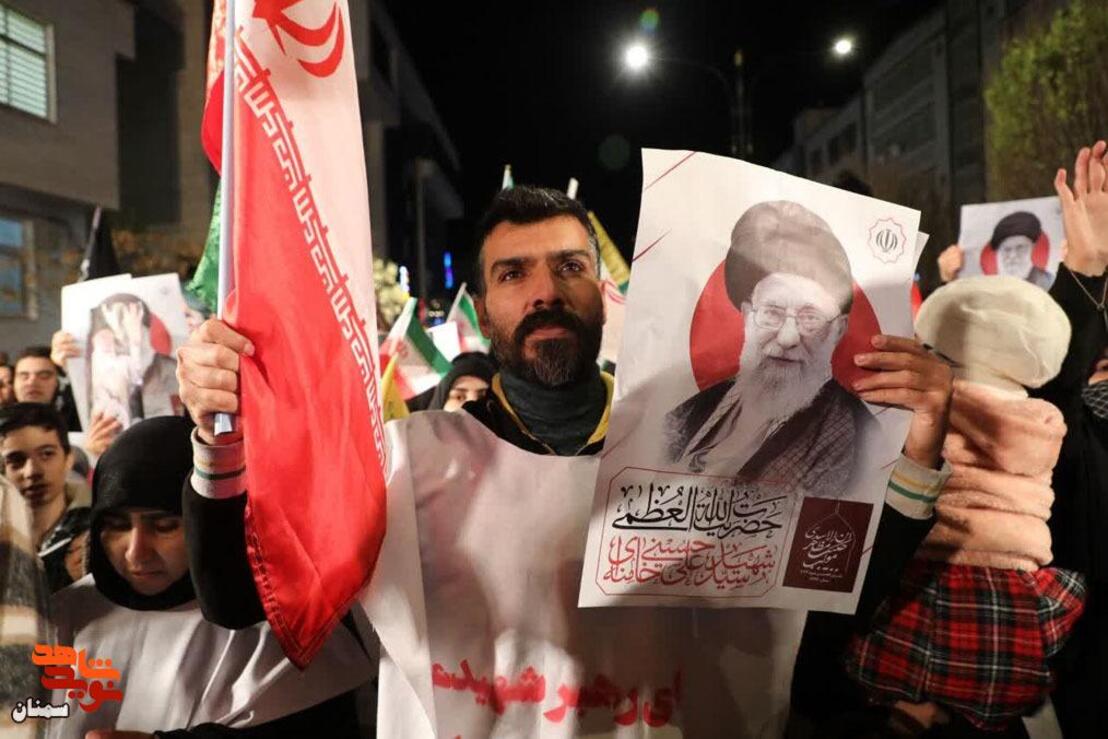 تجمع ضد آمریکایی صهیونیستی در سمنان- هفدهم اسفندماه ۱۴۰۴ سه راه ولیعصر(عج) شهرستان سمنان