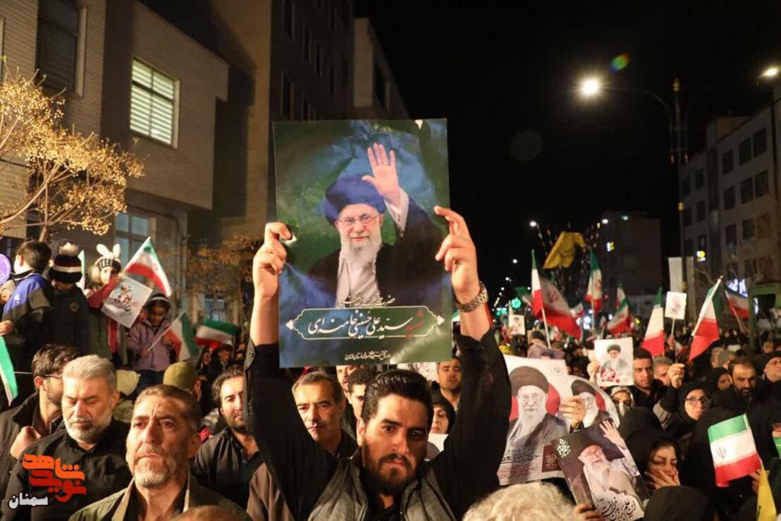 تجمع ضد آمریکایی صهیونیستی در سمنان- هفدهم اسفندماه ۱۴۰۴ سه راه ولیعصر(عج) شهرستان سمنان