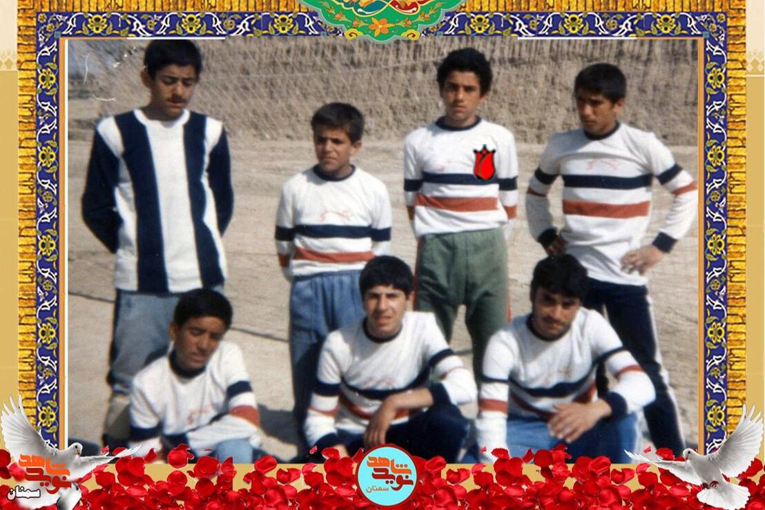 ردیف ایستاده نفر دوم از راست شهید محمدحسن ناظمی