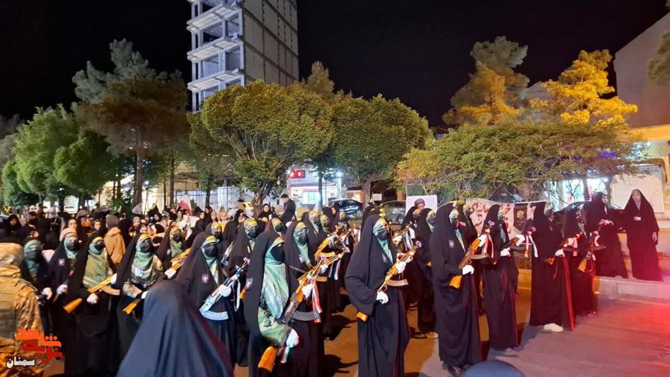 اجتماع دختران سمنانی در شبهاب اقتدار- سی‌ام فروردین ۱۴۰۵ معراج شهدای سمنان