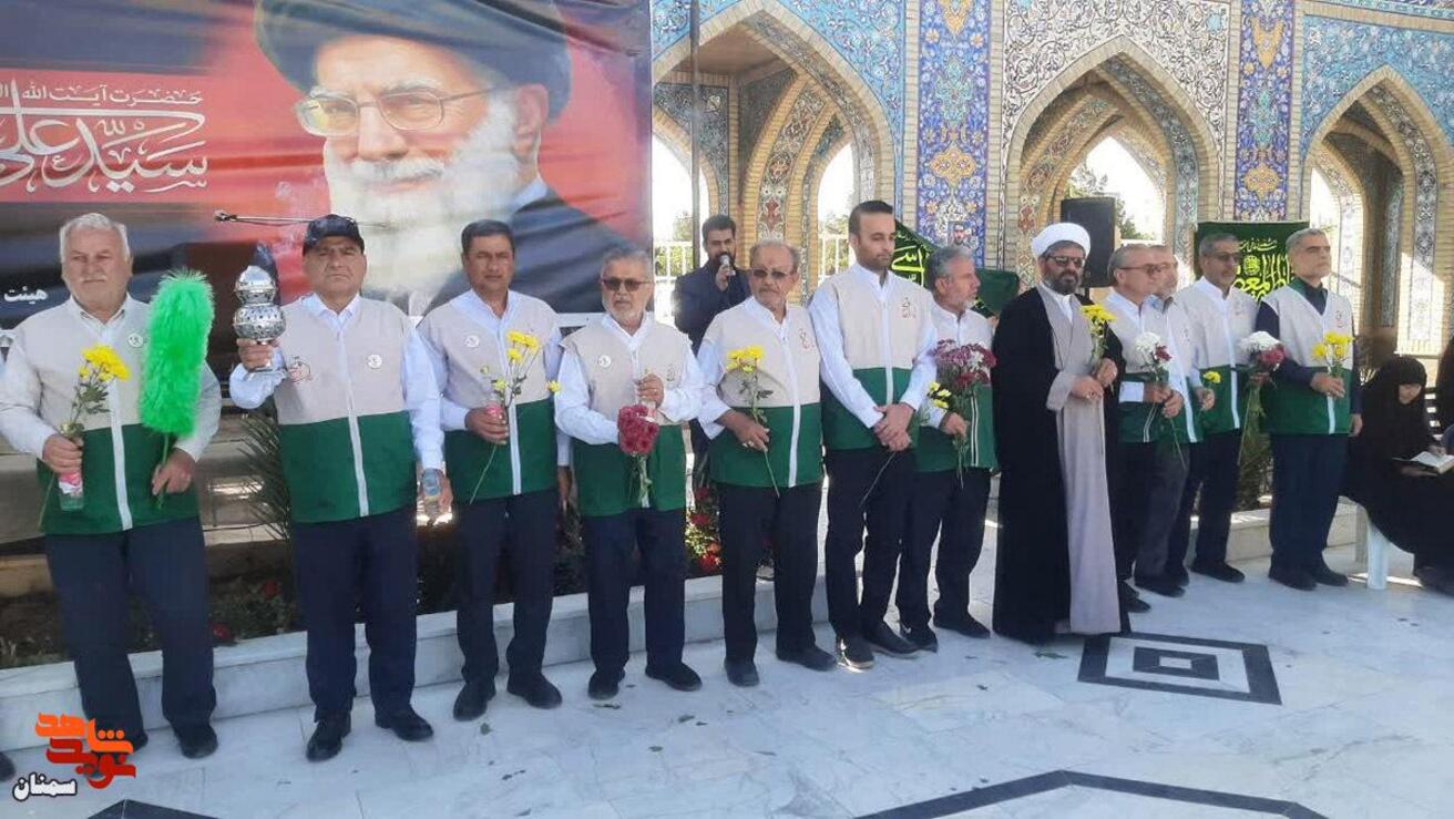 مراسم عطرافشانی مزار شهدا- سوم اردیبهشت ۱۴۰۵ گلزار شهدای فردوس‌رضای شهرستان دامغان