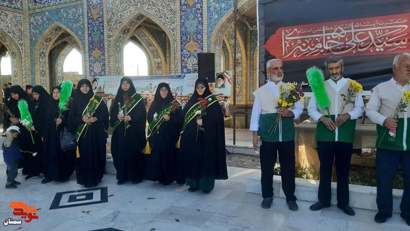 مراسم عطرافشانی مزار شهدا- سوم اردیبهشت ۱۴۰۵ گلزار شهدای فردوس‌رضای شهرستان دامغان