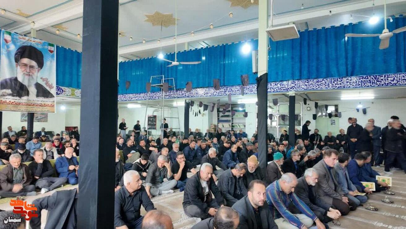 مراسم اربعین شهادت شهید جنگ رمضان مهناویکم علی خانبیکی- سوم اردیبهشت ۱۴۰۵ حسینیه سیدالشهدا(ع) محله ورزن شهر دیباج از توابع شهرستان دامغان