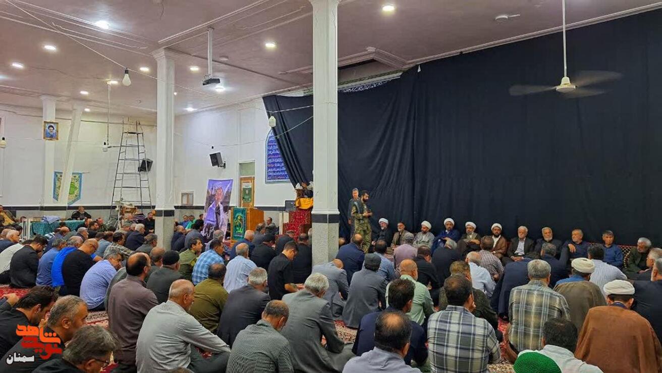 نخستین سالگرد شهادت شهید ابوالفضل شهباز- بیست و یکم خرداد ۱۴۰۵ مسجد امام حسن مجتبی(ع) شهر دیباج دامغان