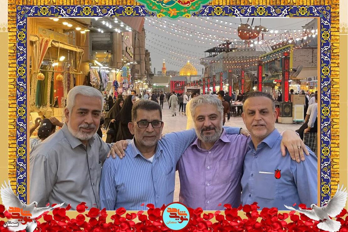 نفر اول از راست شهید مرتضی درباری
