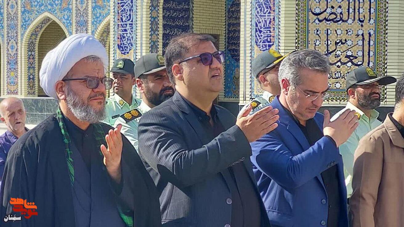 گلباران مزار شهدا به مناسبت هفته قوه قضائیه- یکم تیرماه ۱۴۰۵ گلزار شهدای فردوس‌رضای دامغان