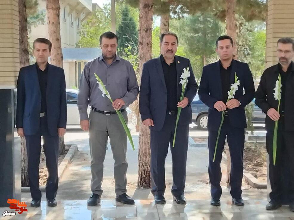 گلباران مزار شهدا به مناسبت هفته قوه قضائیه- یکم تیرماه ۱۴۰۵ گلزار شهدای شهر امیریه دامغان